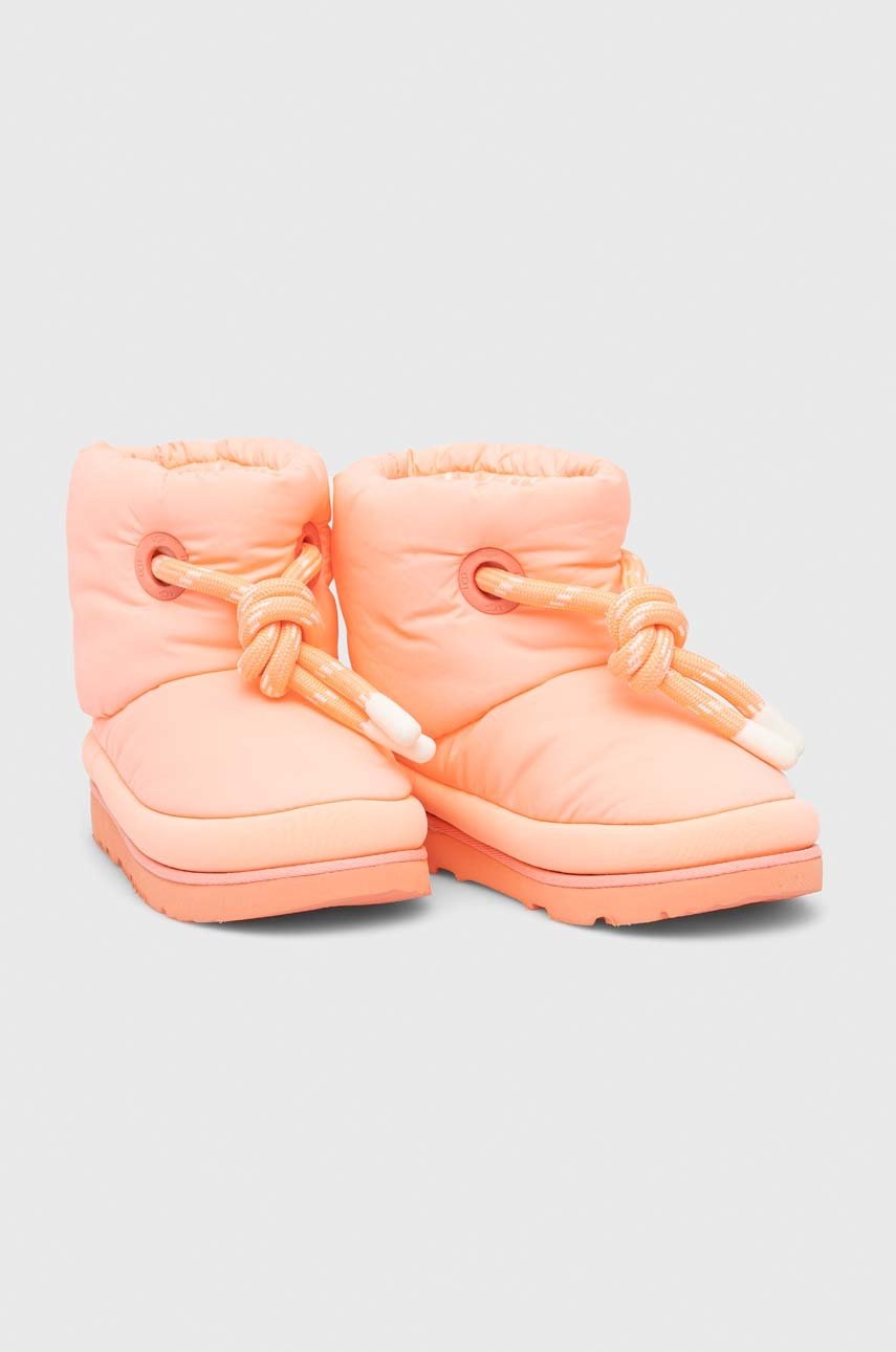 Детские сапоги UGG Classic Maxi Short цвет розовый