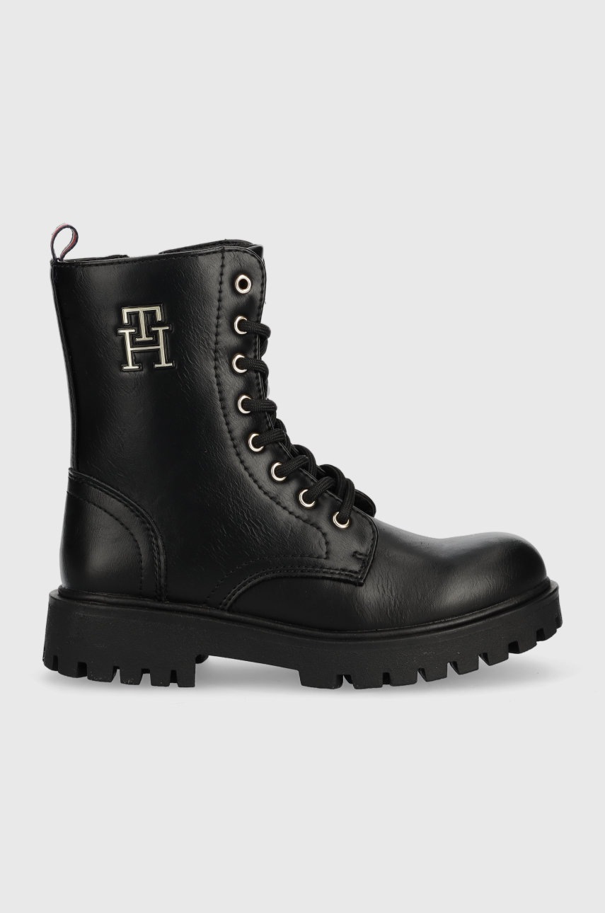 

Детски кубинки Tommy Hilfiger в черно, Черен