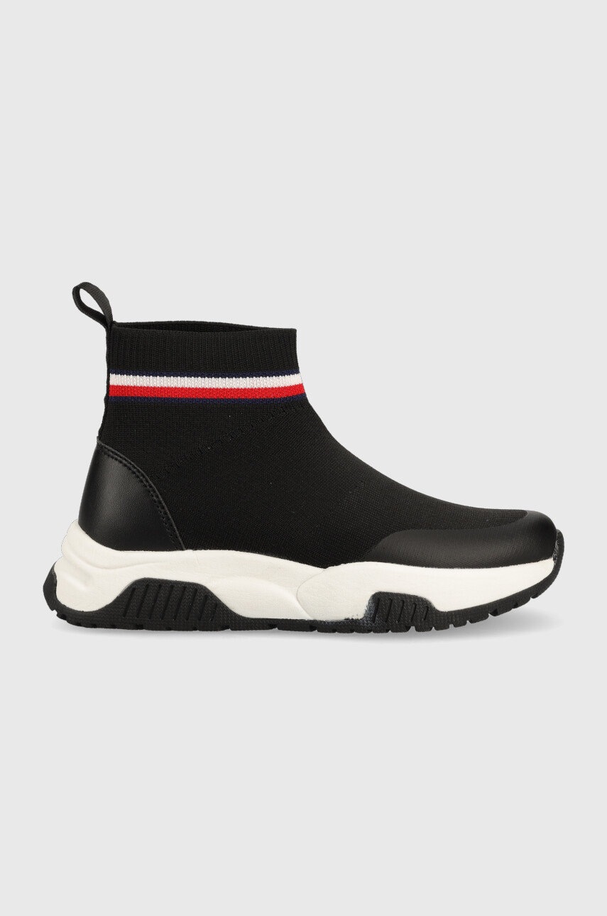 

Детски маратонки Tommy Hilfiger в черно, Черен