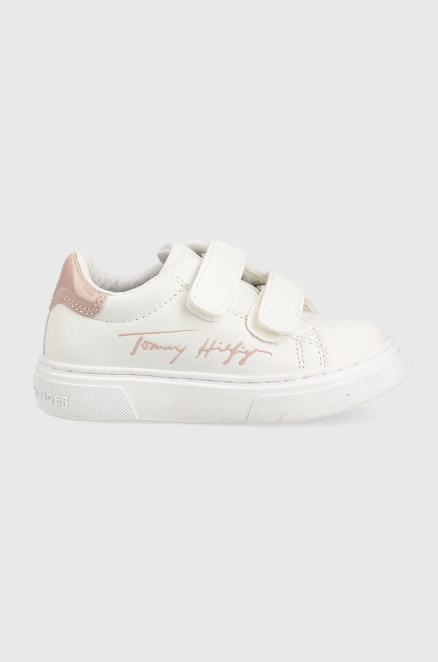 

Детски маратонки Tommy Hilfiger в бяло, Бял