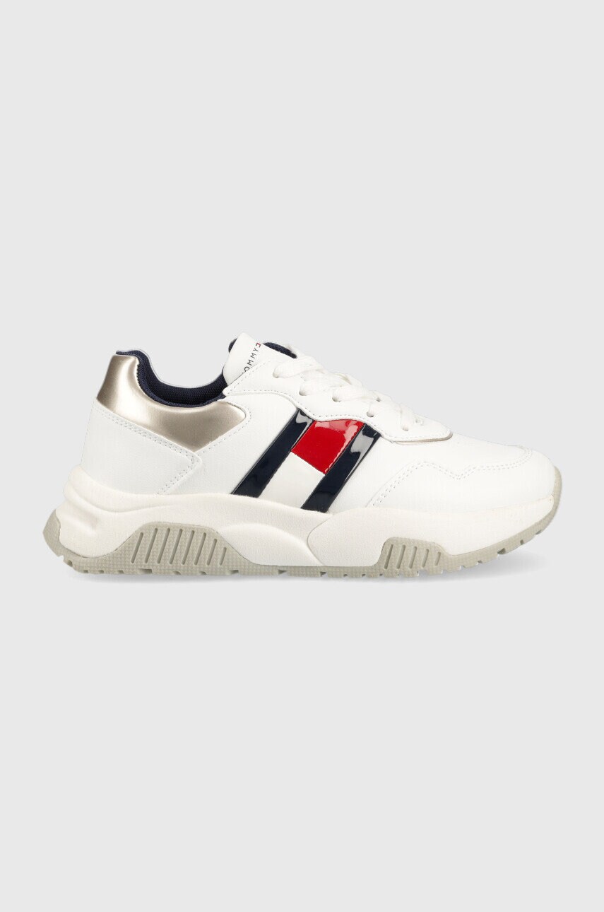 

Детски маратонки Tommy Hilfiger в бяло, Бял