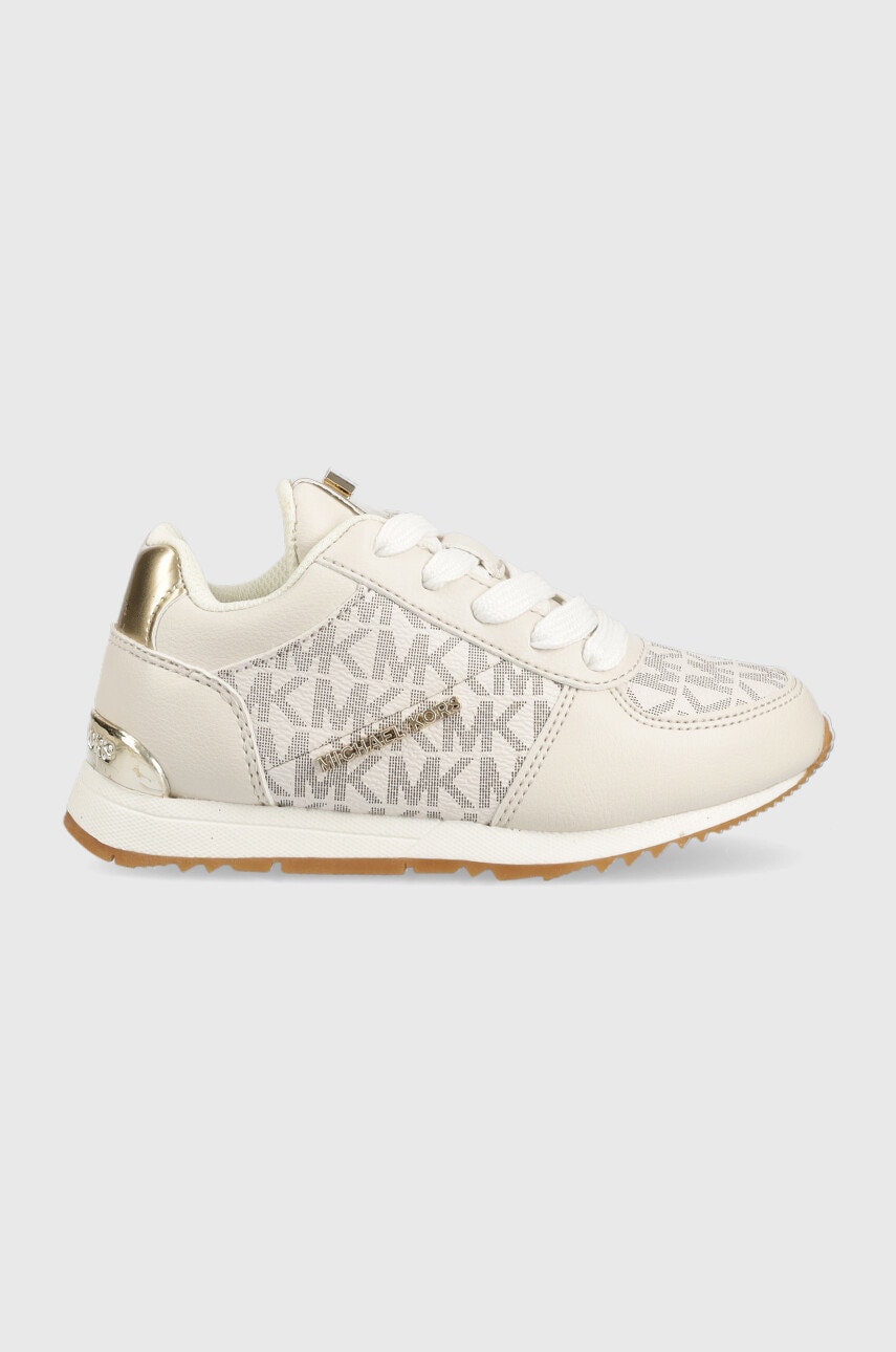 Michael Kors sneakers pentru copii culoarea bej