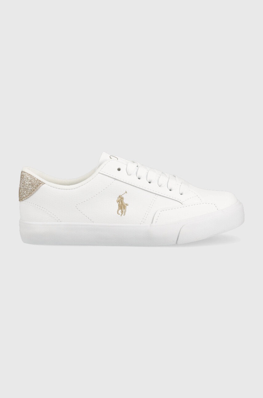 

Детски маратонки Polo Ralph Lauren в бяло, Бял