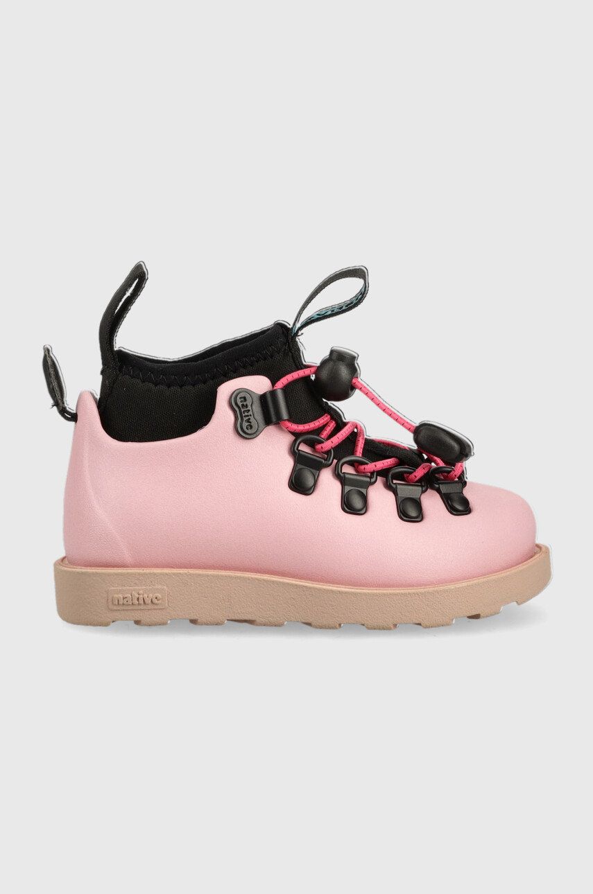 Native cizme de iarna pentru copii Fitz Simmons City Lite Bloom culoarea roz answear.ro imagine promotii 2022