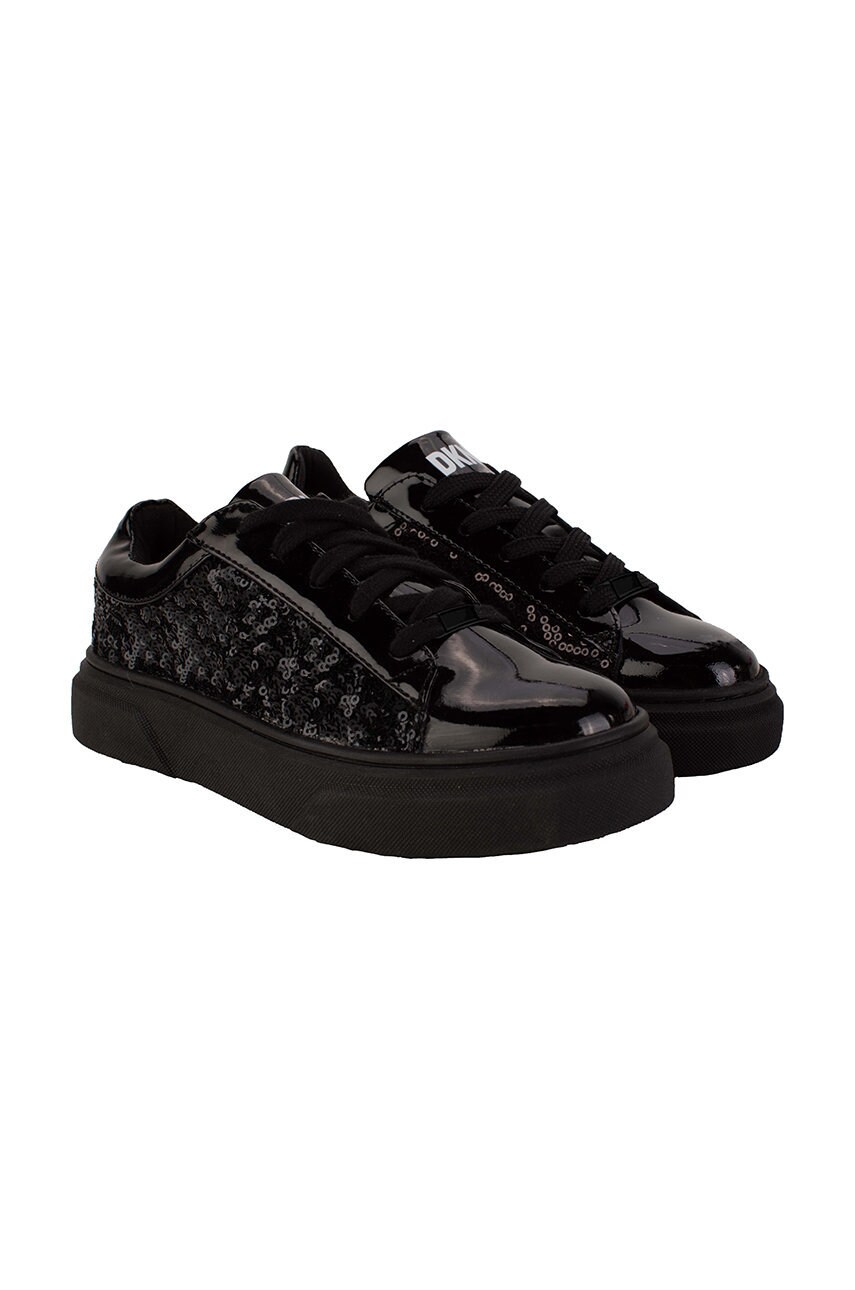 DKNY sneakers pentru copii culoarea negru