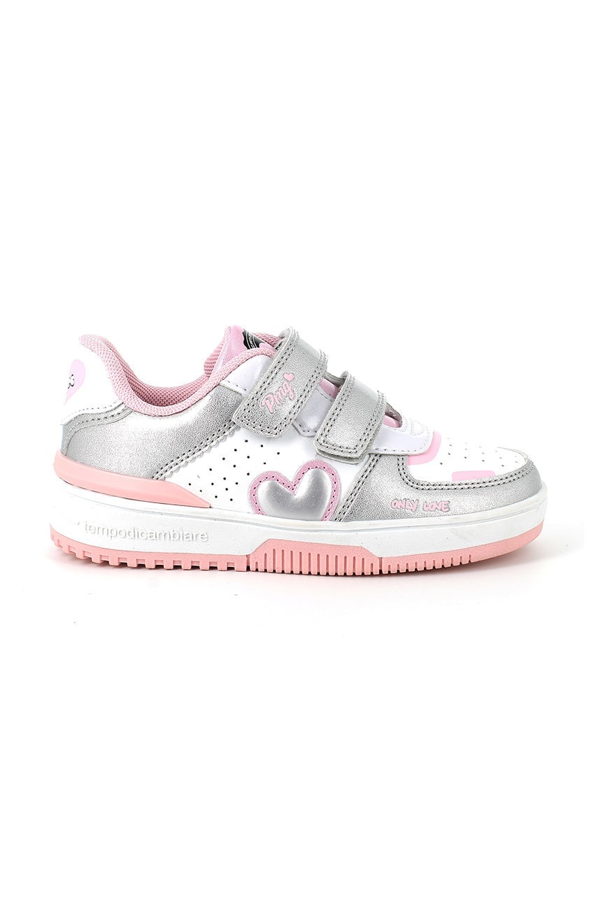 Primigi sneakers pentru copii culoarea argintiu