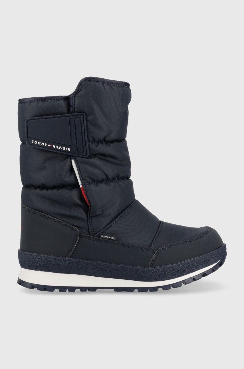 

Дитячі зимові черевики Tommy Hilfiger колір синій