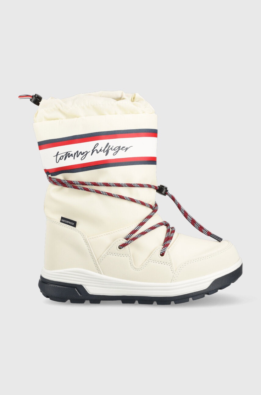 

Дитячі чоботи Tommy Hilfiger колір білий