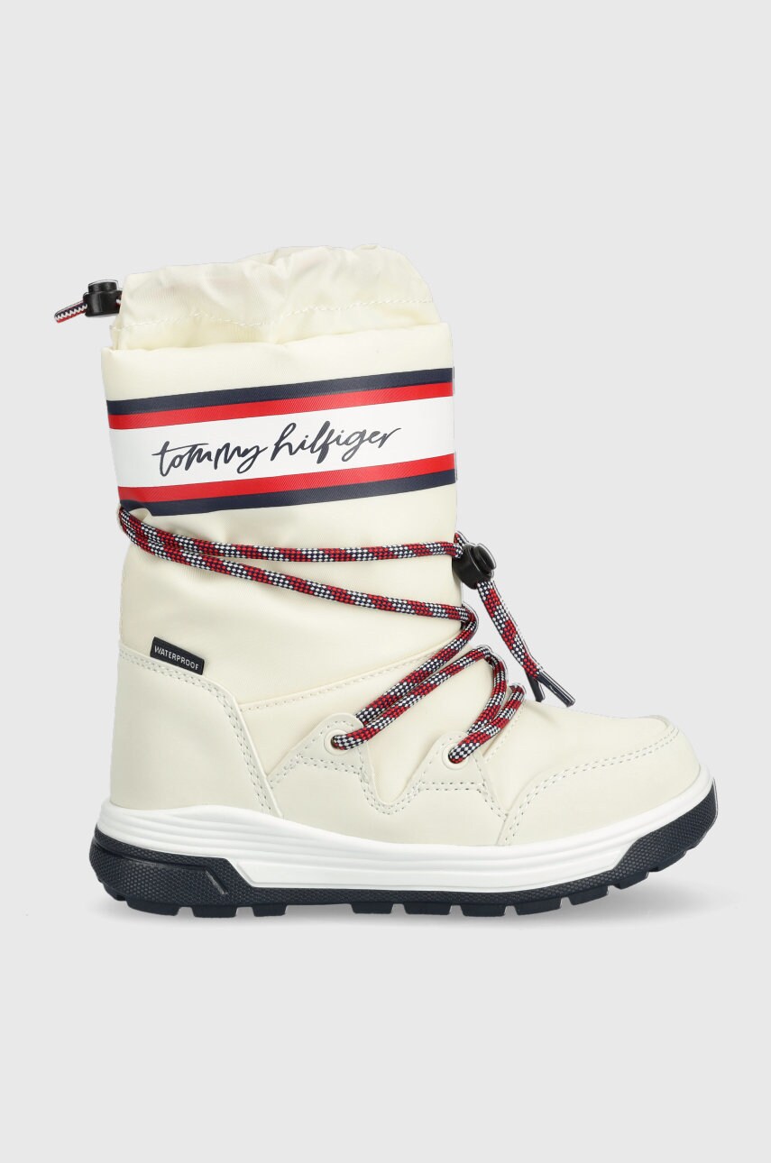 

Детски апрески Tommy Hilfiger в бяло, Бежов