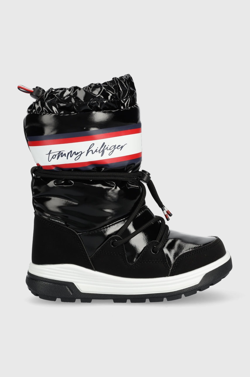 

Детские сапоги Tommy Hilfiger цвет чёрный