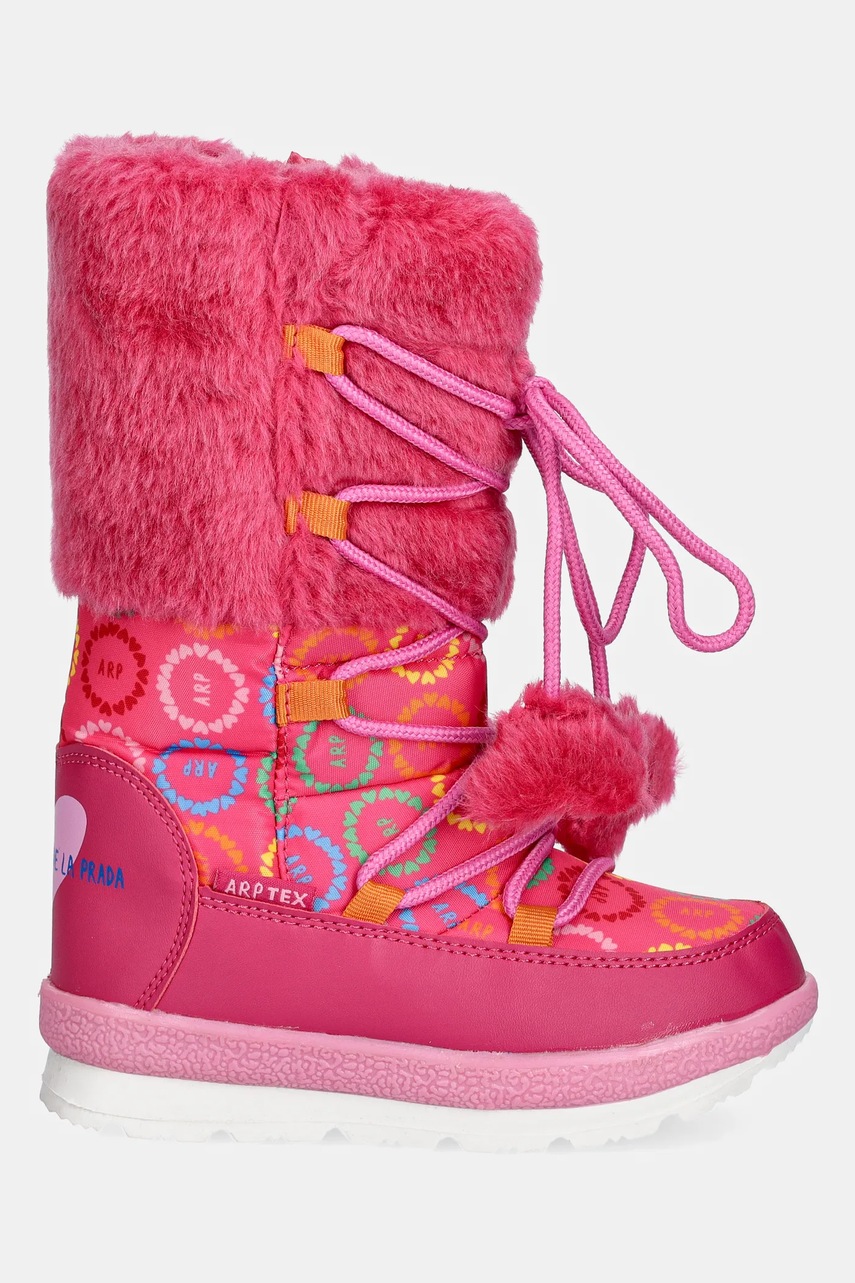 Дитячі чоботи Agatha Ruiz de la Prada колір рожевий