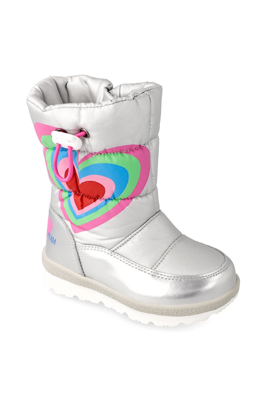 

Дитячі чоботи Agatha Ruiz de la Prada колір срібний