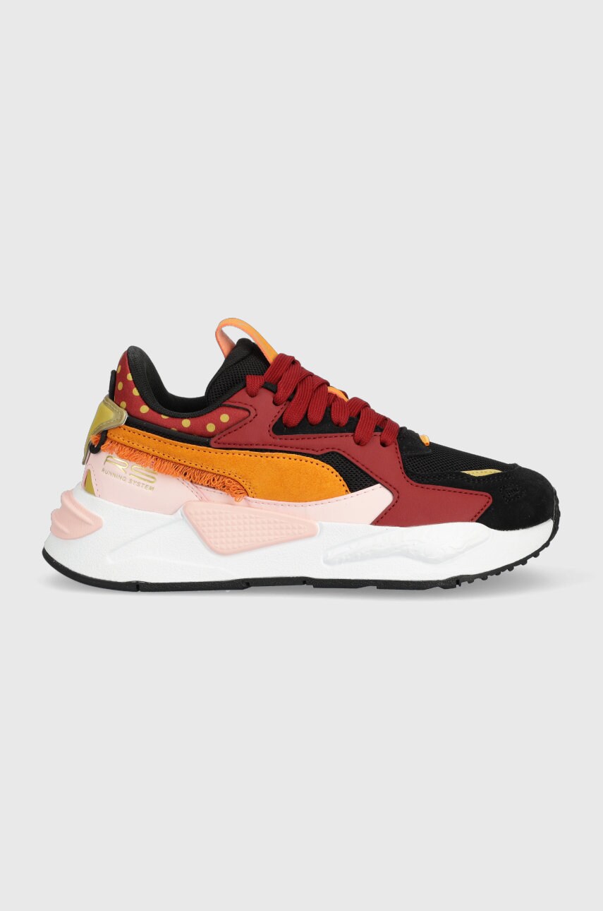 Puma sneakers pentru copii culoarea bordo