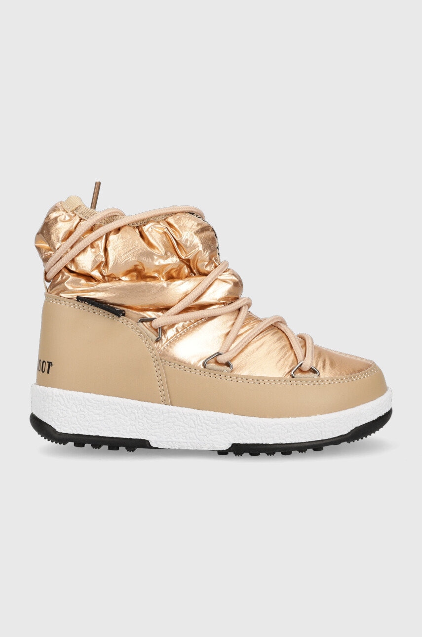 Детские сапоги Moon Boot Jr Girl Low Nylon цвет золотой в Киеве Детские сапоги Moon Boot Jr Girl Low Nylon цвет золотой в Киеве