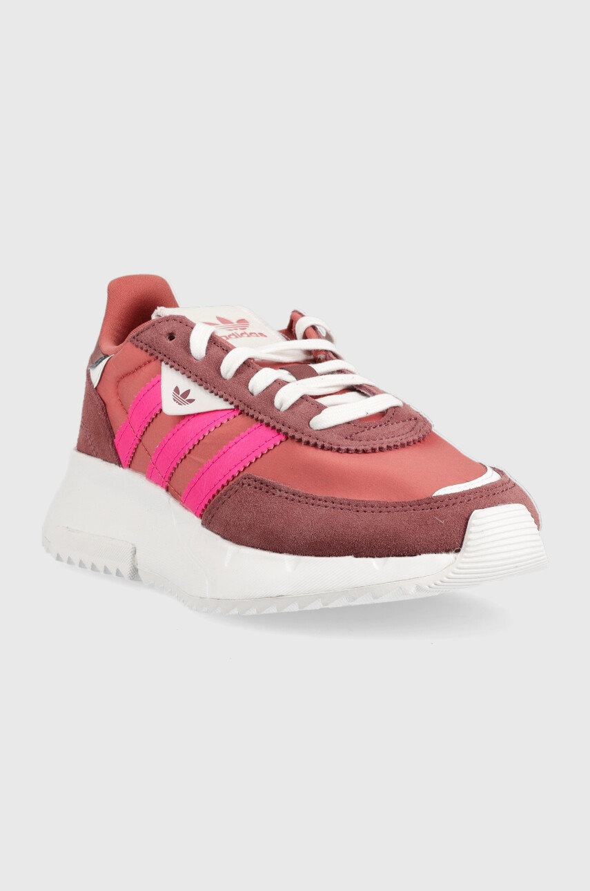 

Дитячі кросівки adidas Originals Retropy колір рожевий