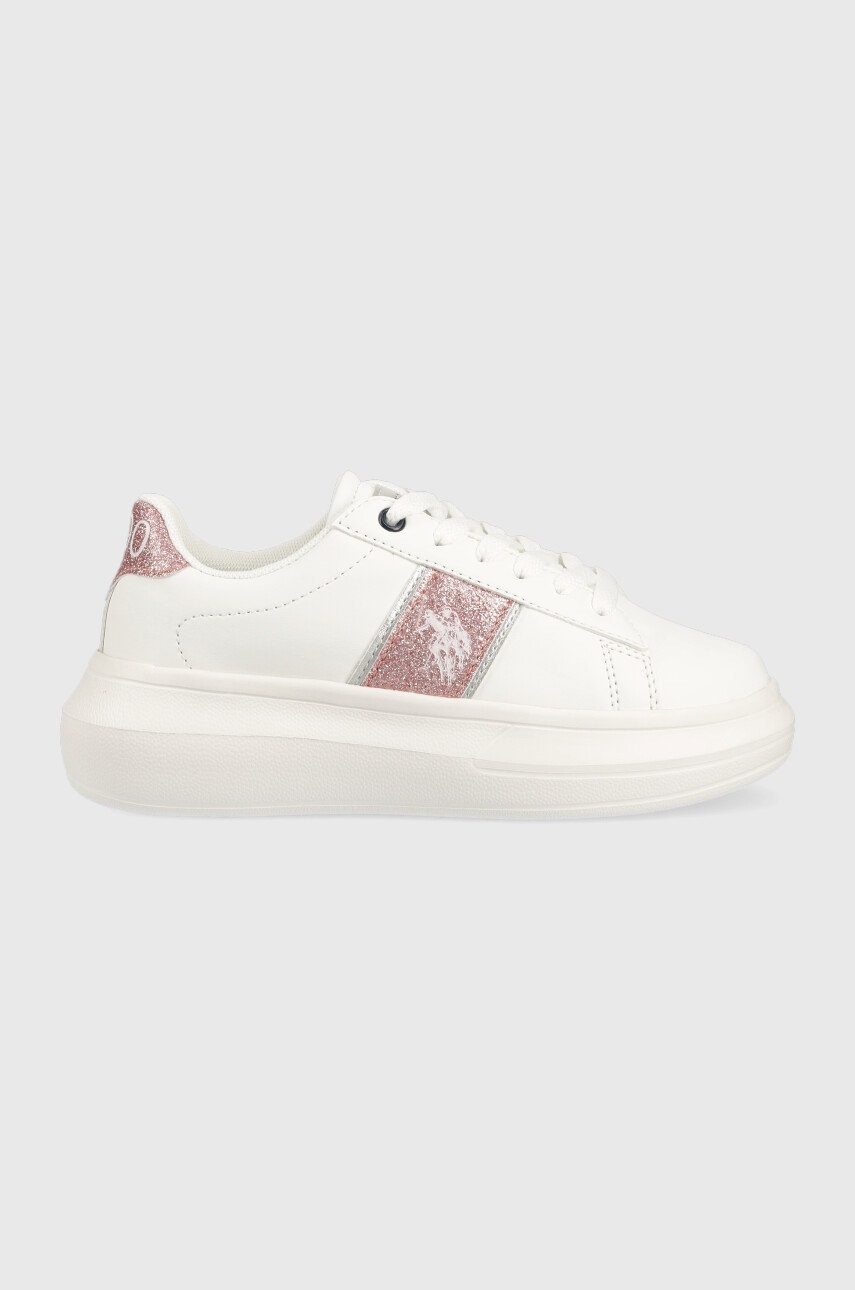 

Детски маратонки U.S. Polo Assn. в бяло, Бял