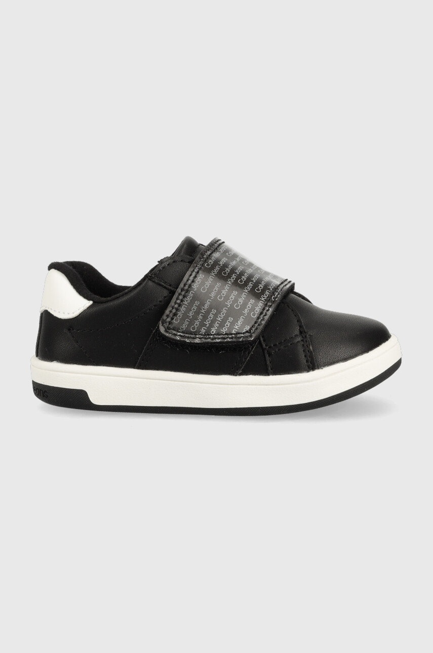 

Детски маратонки Calvin Klein Jeans в черно, Черен