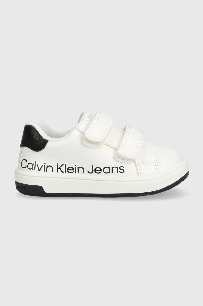 

Детски маратонки Calvin Klein Jeans в бяло, Бял
