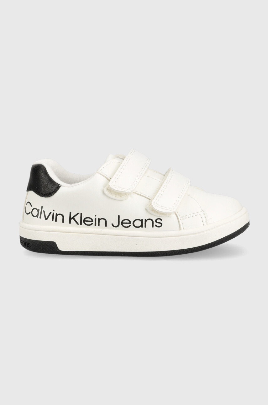 

Детски маратонки Calvin Klein Jeans в бяло, Бял