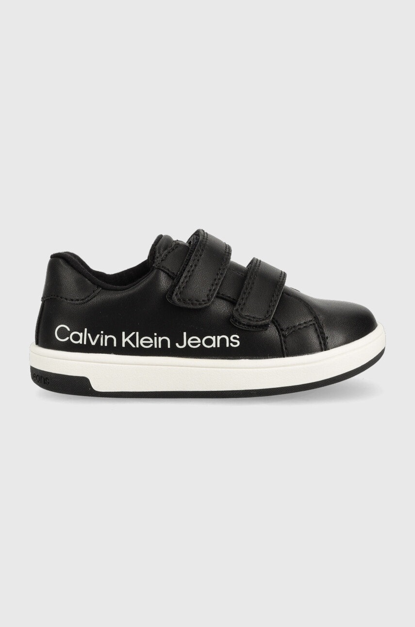

Детски маратонки Calvin Klein Jeans в черно, Черен