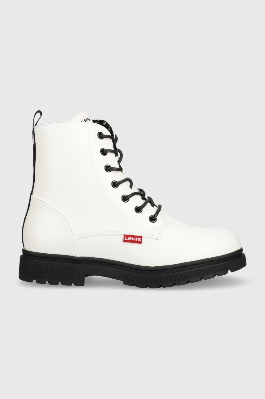 

Детски кубинки Levi's в бяло, Бял