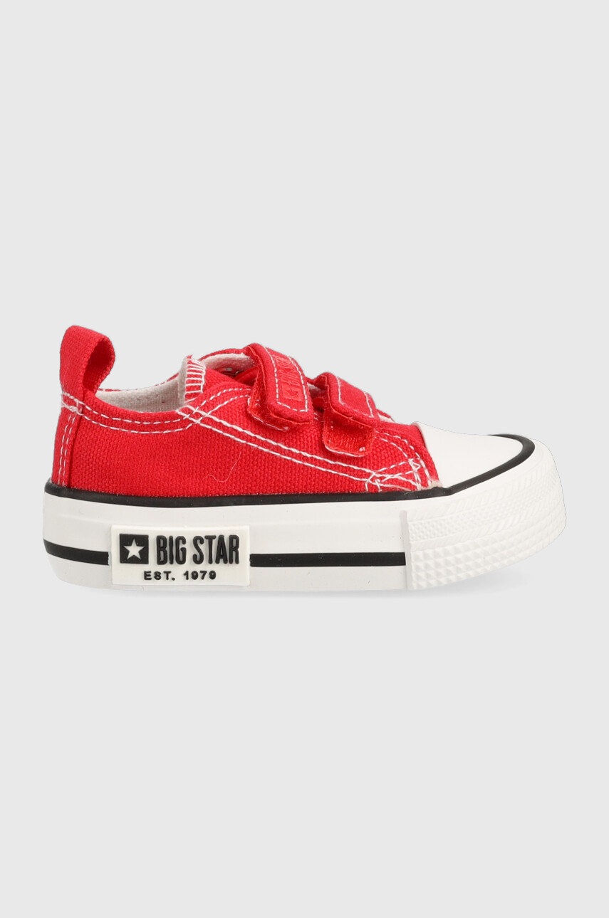 

Детски ниски кецове Big Star в червено, Червен