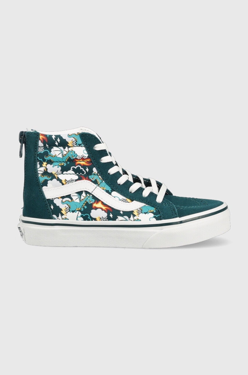 Детские кеды Vans цвет зелёный Детские кеды Vans цвет зелёный