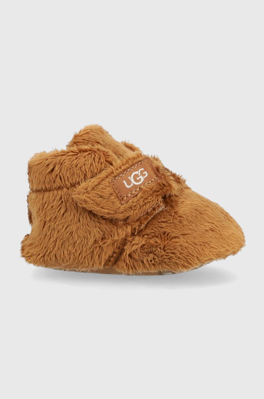 UGG pantofi pentru bebelusi Bixbee culoarea maro