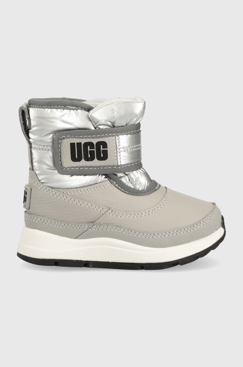 UGG cizme de iarna copii TANEY WEATHER culoarea argintiu