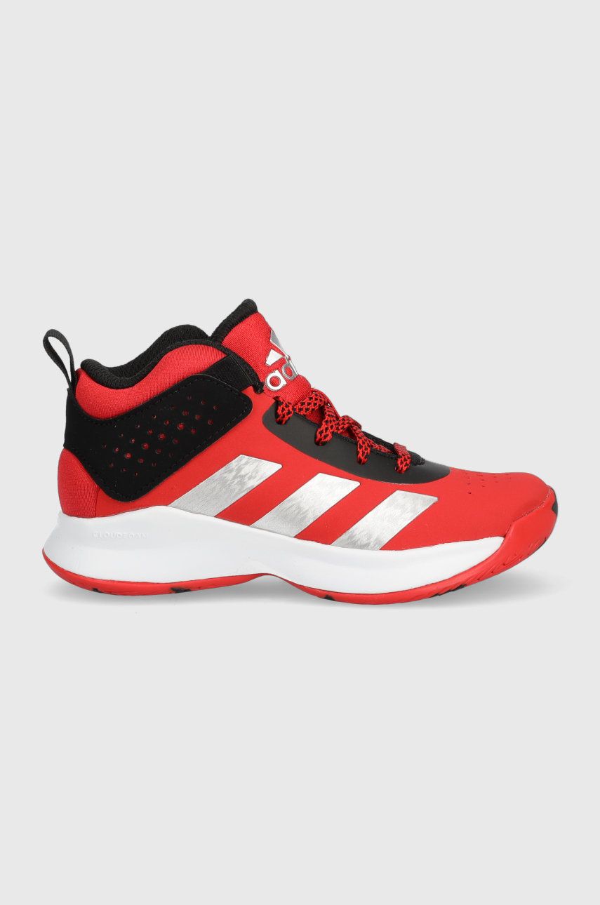 Adidas Performance sneakersy dziecięce kolor czerwony