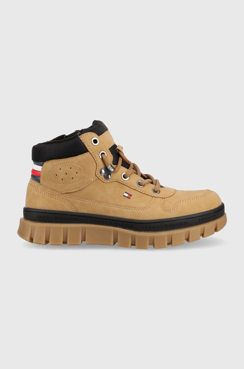 

Детски обувки Tommy Hilfiger в бежово, Бежов