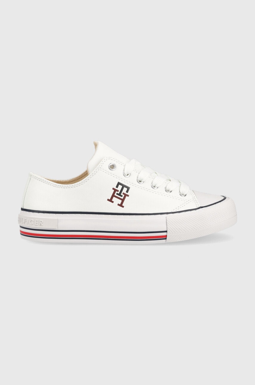Детские кеды Tommy Hilfiger цвет белый Детские кеды Tommy Hilfiger цвет белый