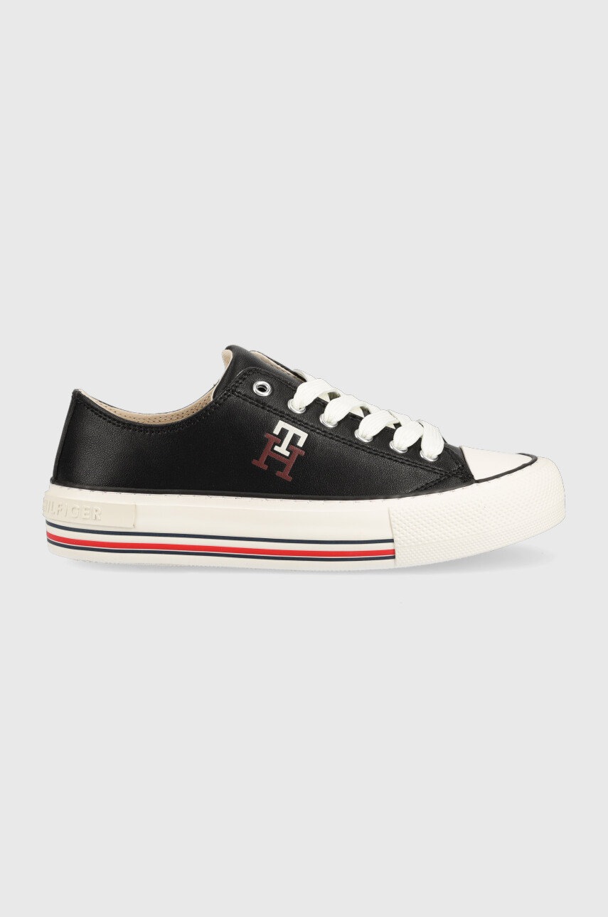 

Дитячі кеди Tommy Hilfiger колір чорний