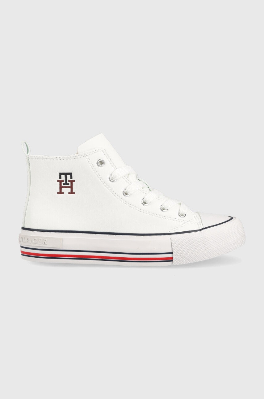 Детские кеды Tommy Hilfiger цвет белый Детские кеды Tommy Hilfiger цвет белый
