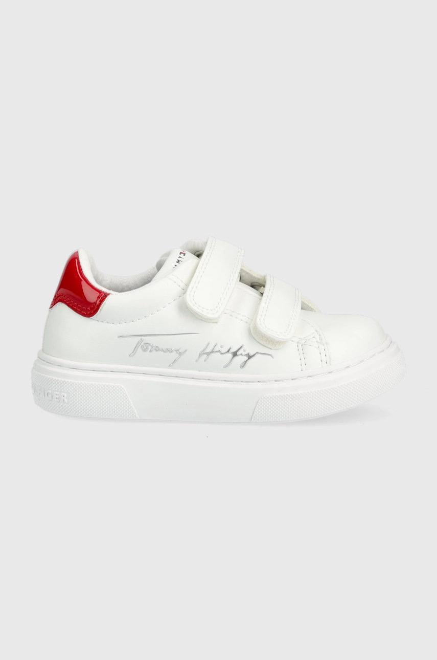 

Детски маратонки Tommy Hilfiger в бяло, Бял