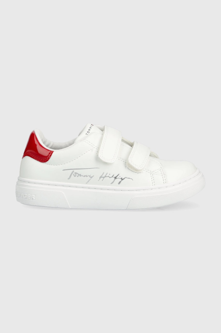 

Детски маратонки Tommy Hilfiger в бяло, Бял