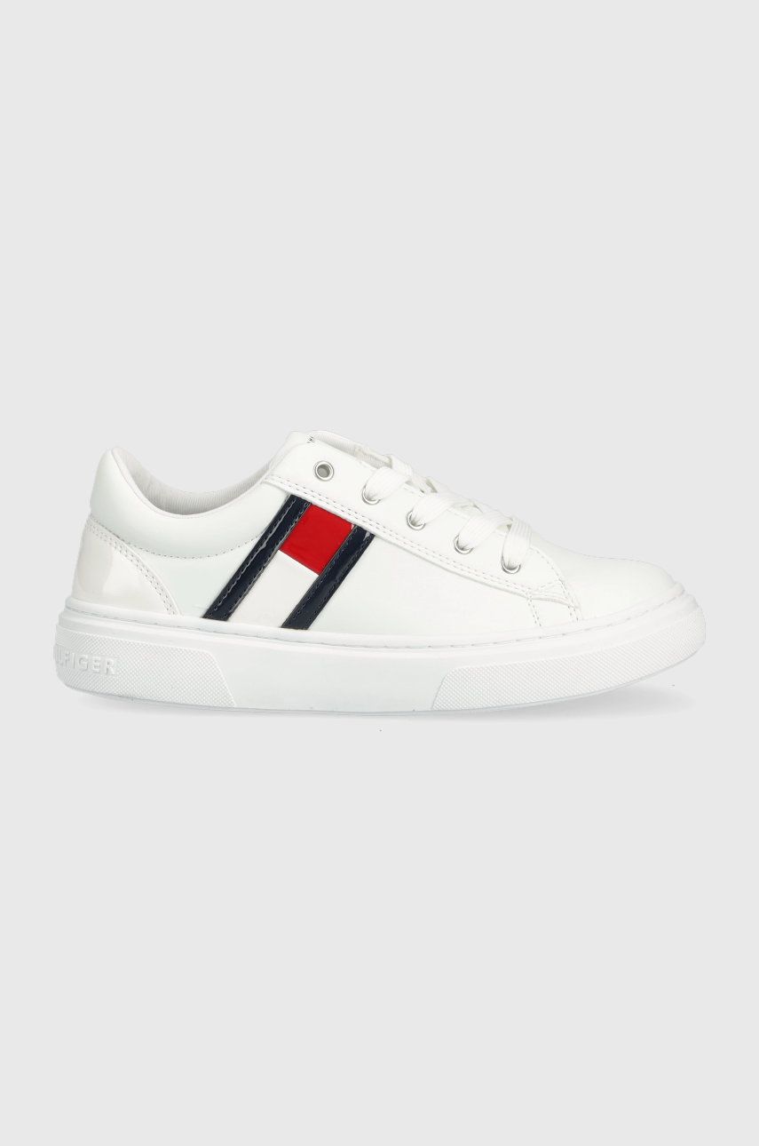 

Детски маратонки Tommy Hilfiger в бяло, Бял