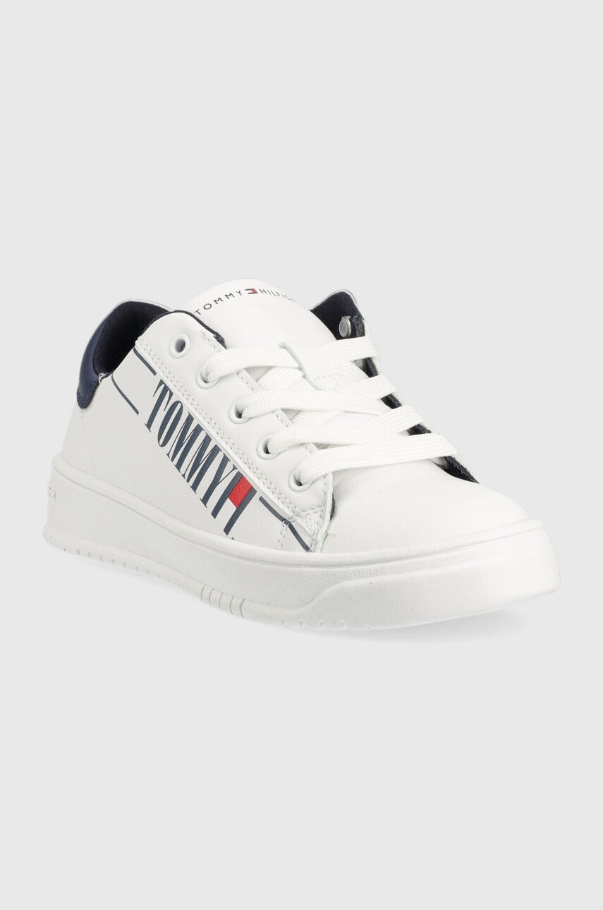 

Дитячі кросівки Tommy Hilfiger колір білий
