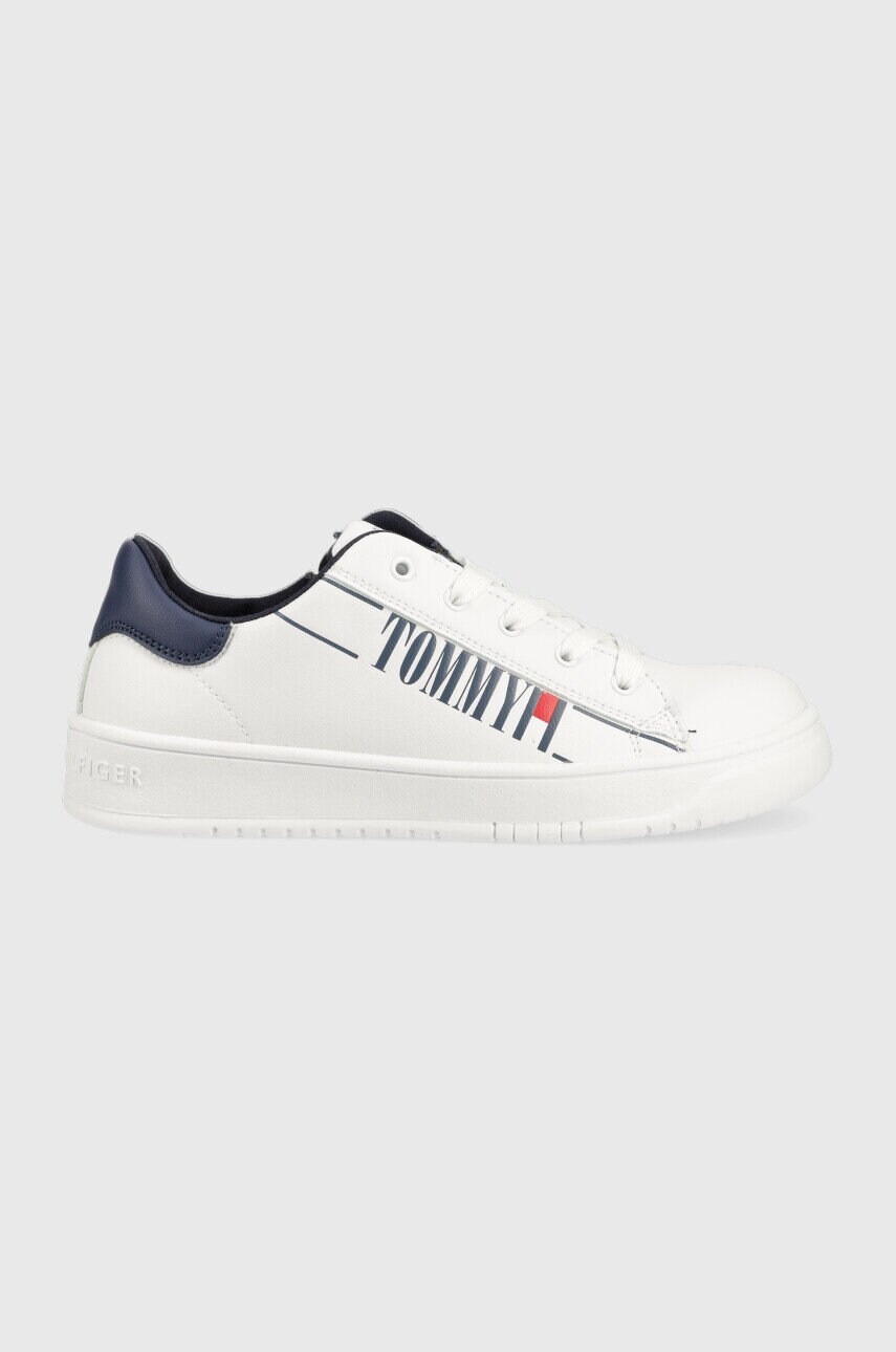 

Детски маратонки Tommy Hilfiger в бяло, Бял