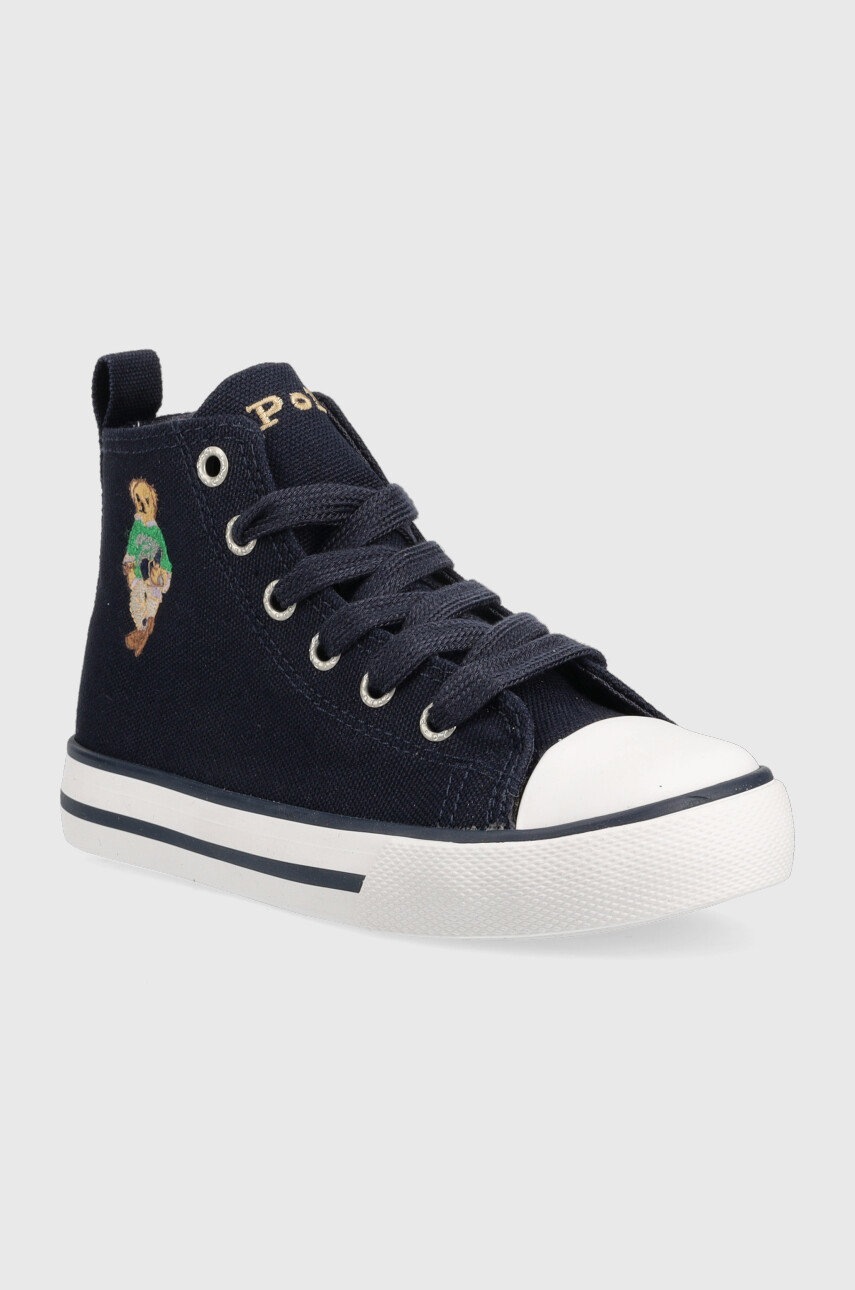 

Детские кеды Polo Ralph Lauren цвет синий