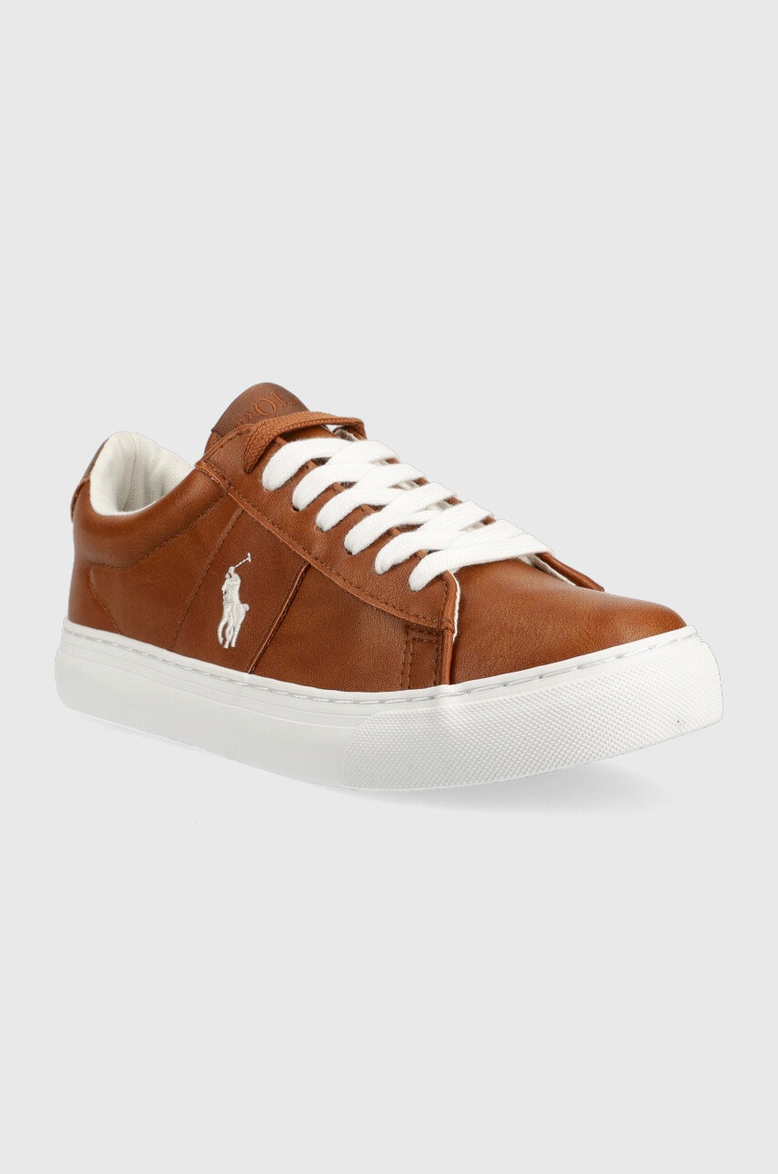 

Детские кроссовки Polo Ralph Lauren цвет коричневый