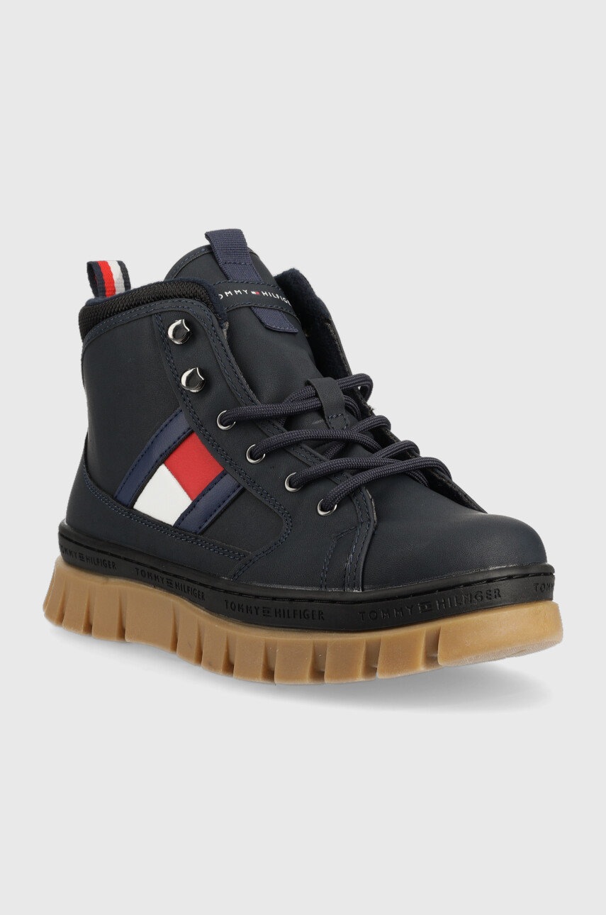 

Дитячі зимові черевики Tommy Hilfiger колір синій