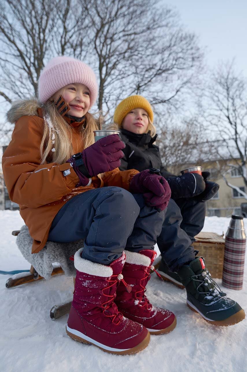 Reima cizme de iarna copii culoarea rosu
