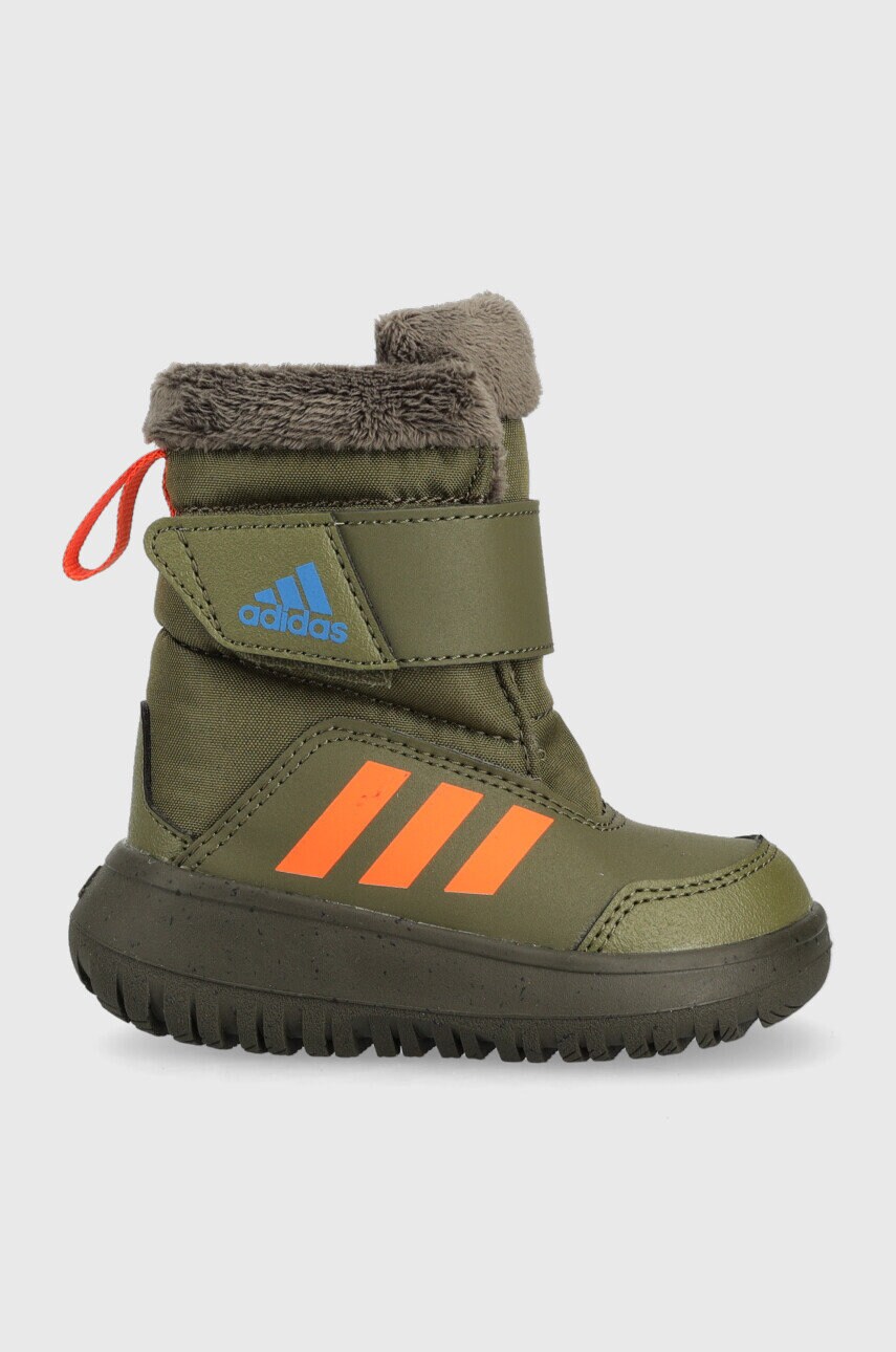 

Детские зимние сапоги adidas Winterplay I цвет зелёный