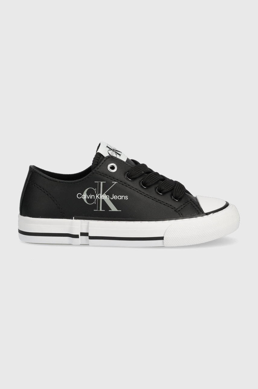 

Детски маратонки Calvin Klein Jeans в черно, Черен