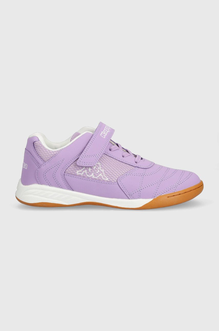 Levně Dětské sneakers boty Kappa fialová barva