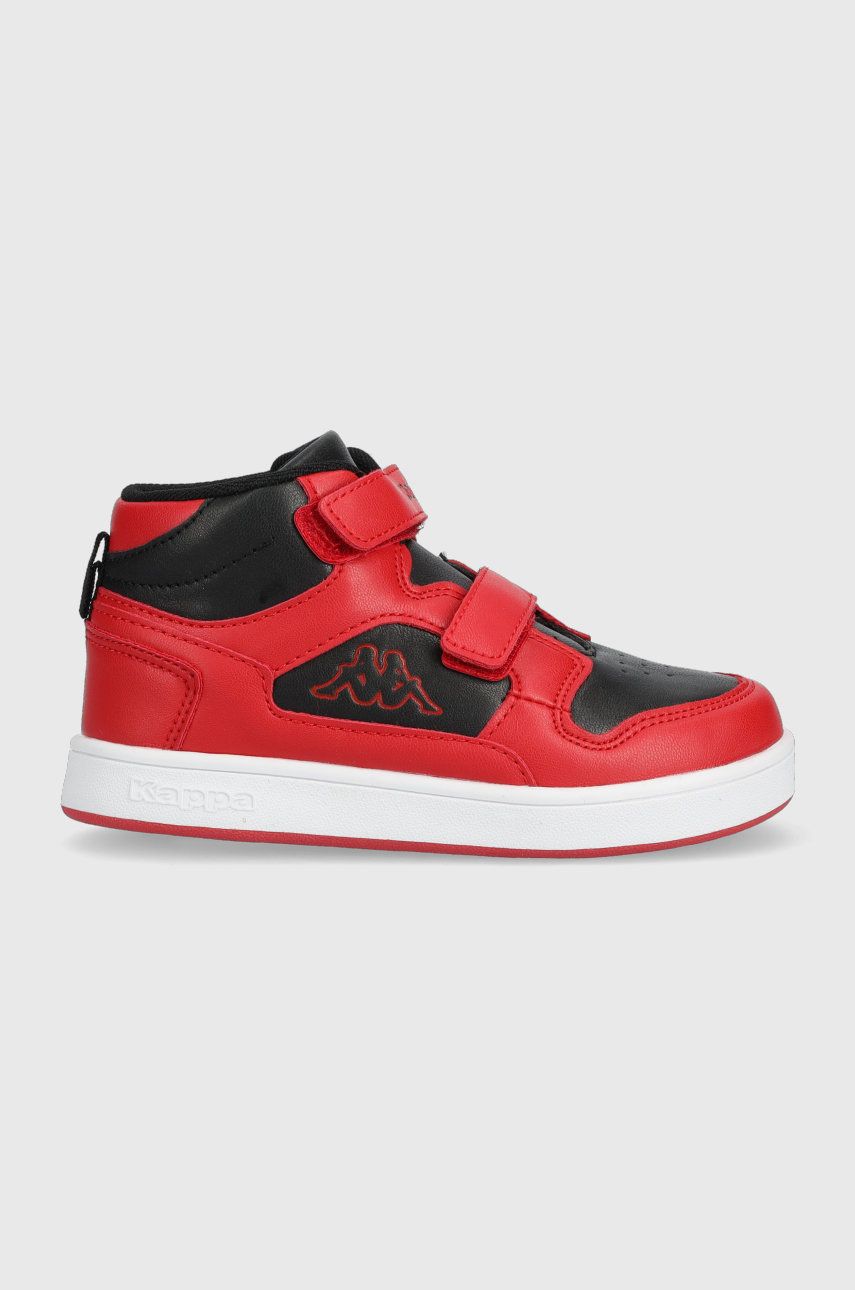 Dětské sneakers boty Kappa Lineup Mid červená barva - červená -  Svršek: Umělá hmota Vnitř