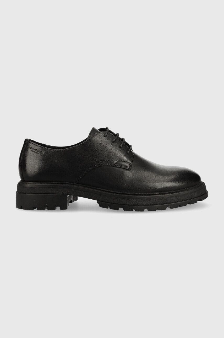 Polobotky Vagabond Shoemakers Johnny 2.0 pánské, černá barva - černá -  Svršek: Přírodní kůže