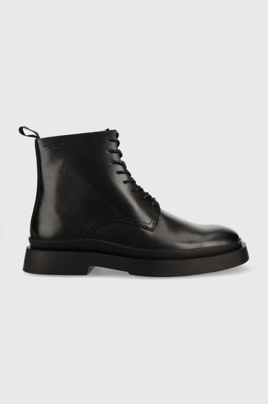 Levně Kožené boty Vagabond Shoemakers Mike pánské, černá barva