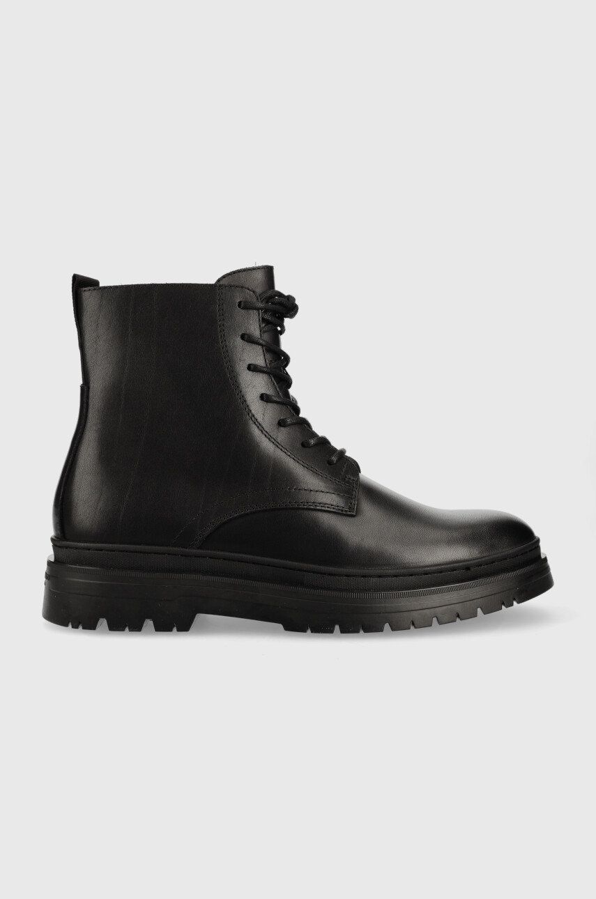 Vagabond pantofi inalti de piele James barbati, culoarea negru answear.ro imagine noua